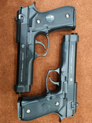 Pietro Beretta Metal Toy Gun AirSoft M92fs High Quality Fully Black | With Free Delivery all over Pakistan | Free 3 Bullets Packets