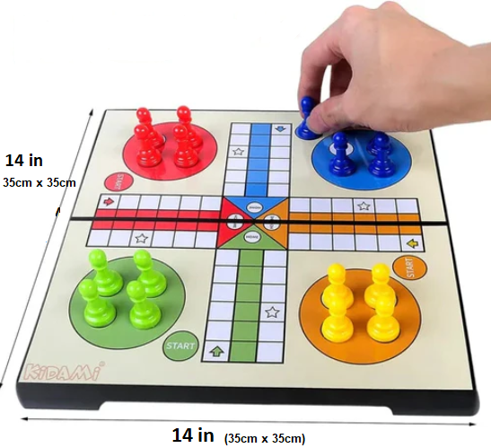 Ludo Magnetic Board Game Set, Folding and Light-Weight for Carrying, Gift for All Age | With Free Delivery