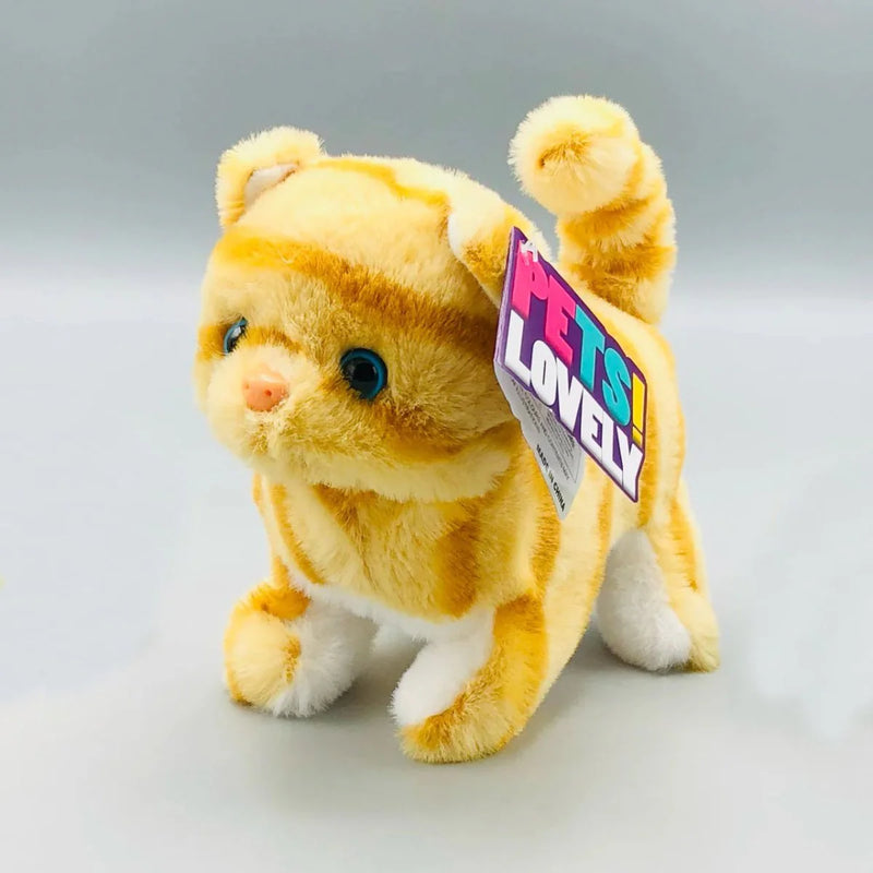 Cute Walking Plush Pet Cat with Sound