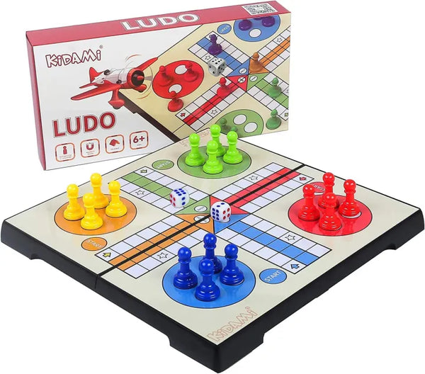 Ludo Magnetic Board Game Set, Folding and Light-Weight for Carrying, Gift for All Age | With Free Delivery