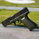 Glock Soft Bullet Toy Gun Shell Ejection Foam Darts Blaster Pistol Manual Airsoft Gun With Silencer For Kid Adult (Random Colors)