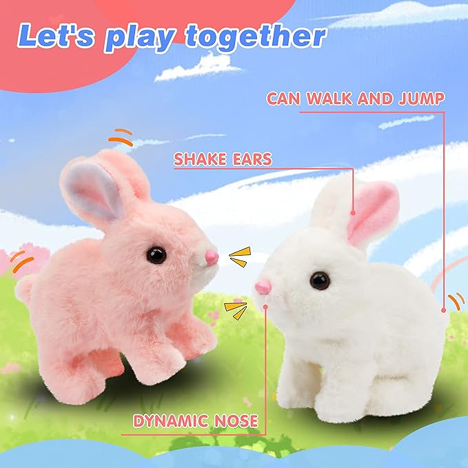 Interactive Toy Can Walk And Talk Electric Rabbit Toy