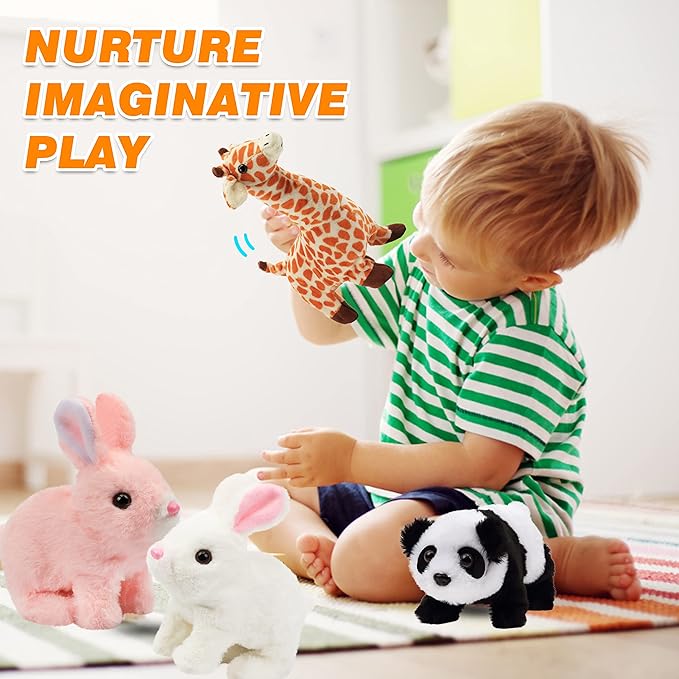 Interactive Toy Can Walk And Talk Electric Rabbit Toy