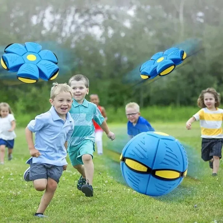 Flying Saucer Ball Outdoor Parent Child Toy Foot Magic Deformation Foot Pressure Decompression Vent Ball