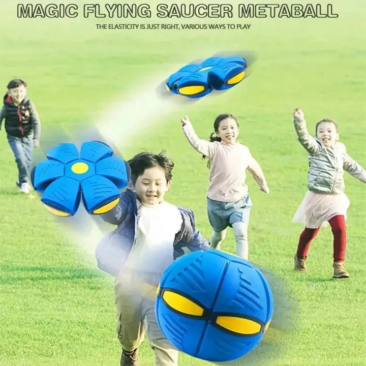 Flying Saucer Ball Outdoor Parent Child Toy Foot Magic Deformation Foot Pressure Decompression Vent Ball