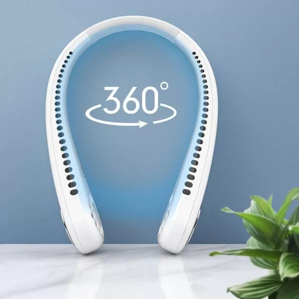 Portable Rechargeable Neck Fan Usb (random Color)